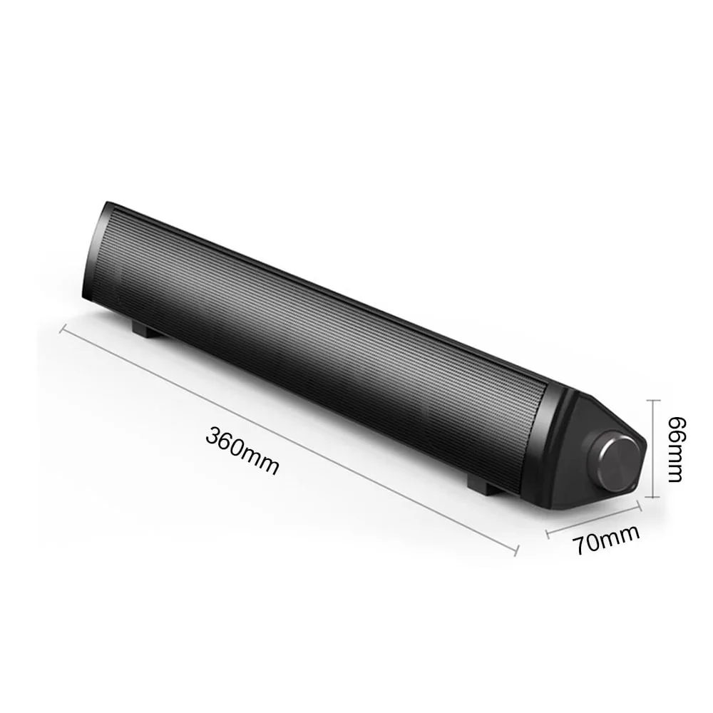Computer Sound Bar SADA V105 – Realistic Sound Quality, Multi-Compatible Thumbnail 6