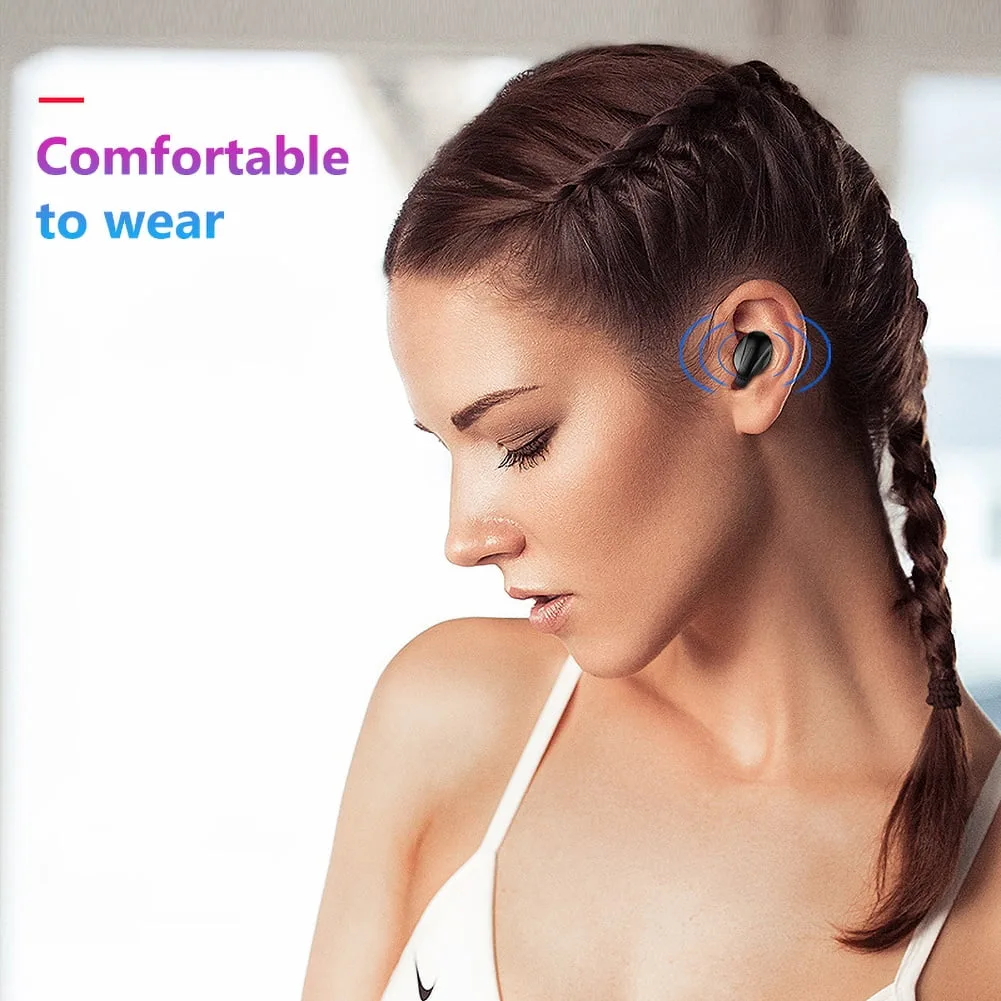 Wireless Earphones with Bluetooth 5.0 – IPX5 Sweatproof, 3.2 Hours Music Time – My Smart Life Main Slide 4