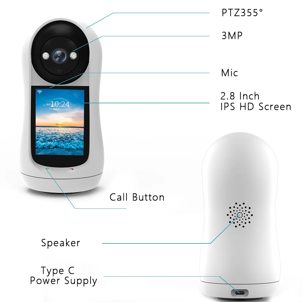 Security & Surveillance Camera with 3MP Resolution and Baby Cry Detection – My Smart Life Main Slide 7