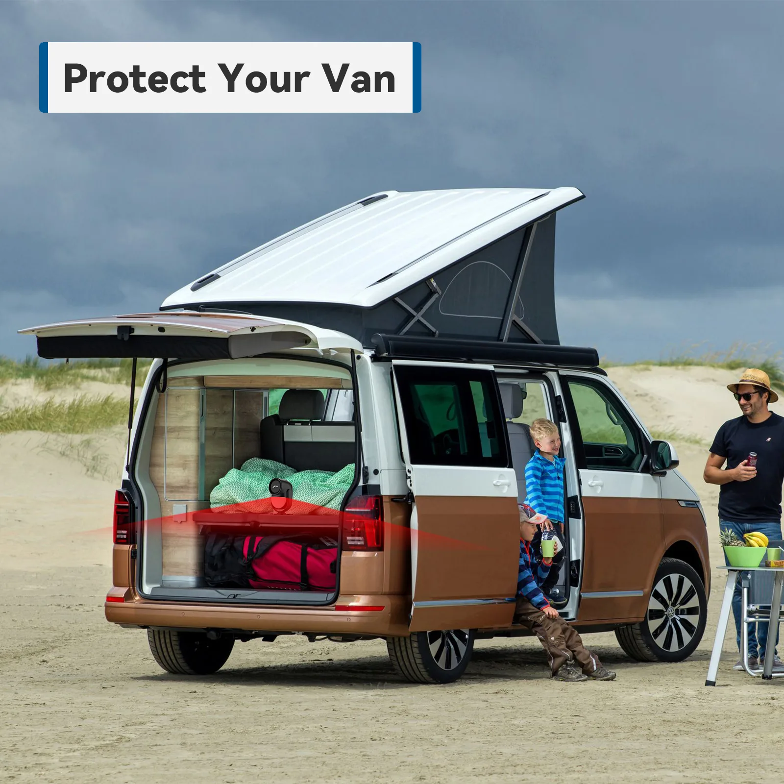 CPVAN Wireless Motion Sensor Alarm | Door Window Sensor & Remote Home Security Main Slide 7