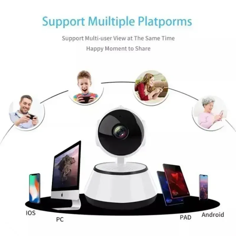 8MP PTZ WiFi Security Camera | AI Human Tracking Night Vision Baby Monitor Main Slide 6