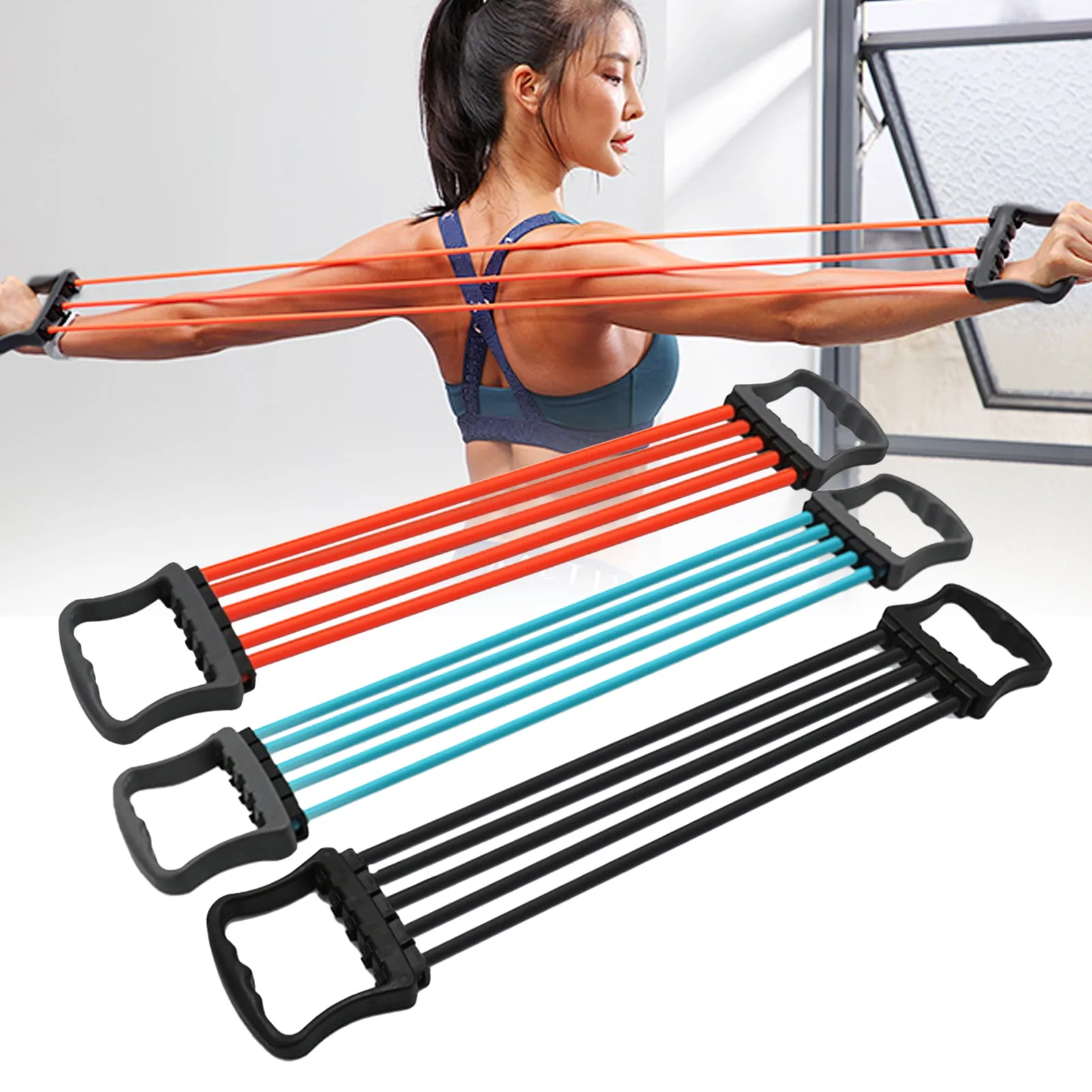 Chest Expander Hand Exerciser – Adjustable Tension, Lightweight & Portable – My Smart Life Main Slide 2