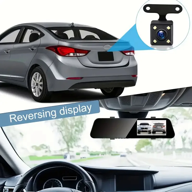 Car DVR Mirror Dash Cam with HD 1080P Video and Night Vision – My Smart Life Thumbnail 4