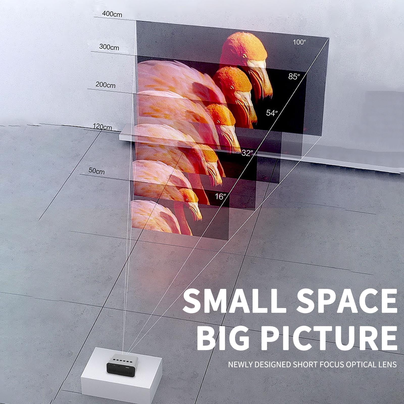 Portable Projector – High-Definition Image Quality, Multiple Device Compatibility – My Smart Life