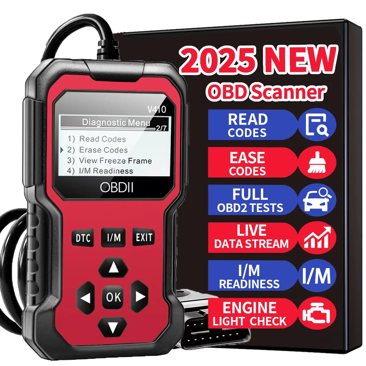 Car OBD2 Scanner Diagnostic Tool - All OBD II Diagnosis, 1996 Agreement - My Smart Life Thumbnail 3