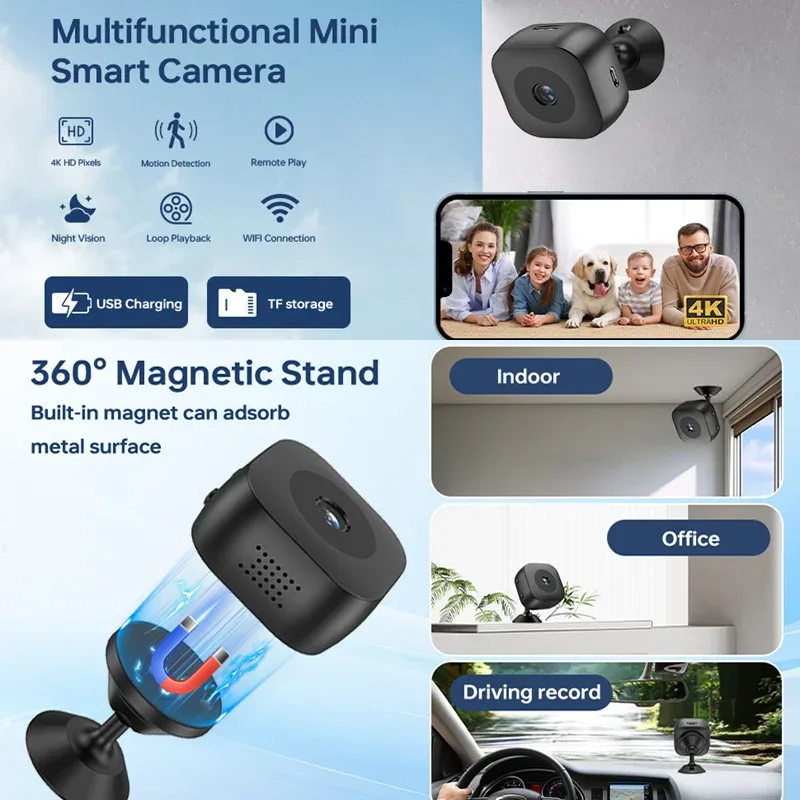 Surveillance Camera with 4K HD Resolution for Indoor/Outdoor Use – Wireless and Battery-Powered – My Smart Life Thumbnail 6