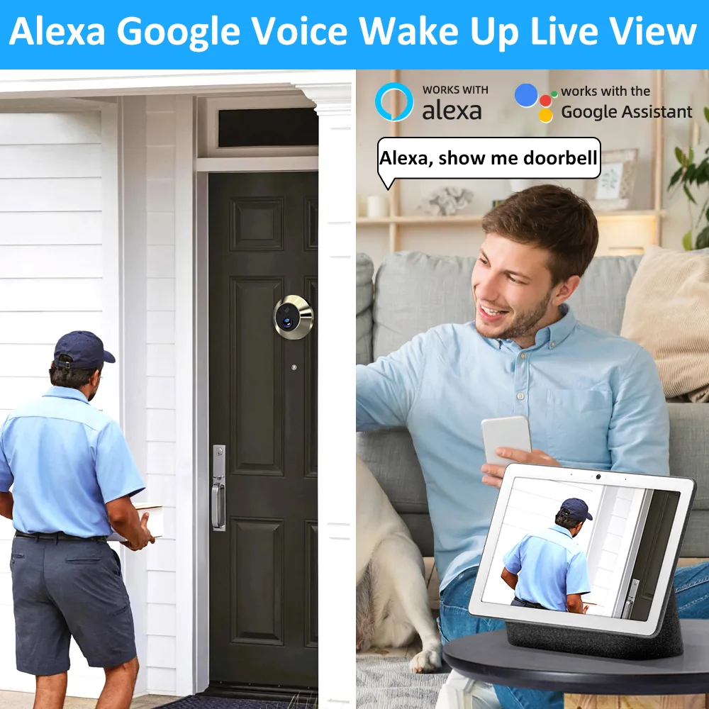 PIR Camera Digital Door Viewer with 140° Wide Angle and 3MP Resolution – My Smart Life Main Slide 4