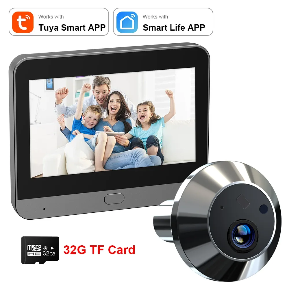 PIR Camera Digital Door Viewer with 140° Wide Angle and 3MP Resolution – My Smart Life Main Slide 9