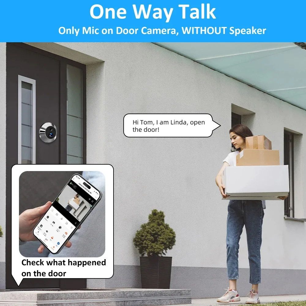 PIR Camera Digital Door Viewer with 140° Wide Angle and 3MP Resolution – My Smart Life Main Slide 5
