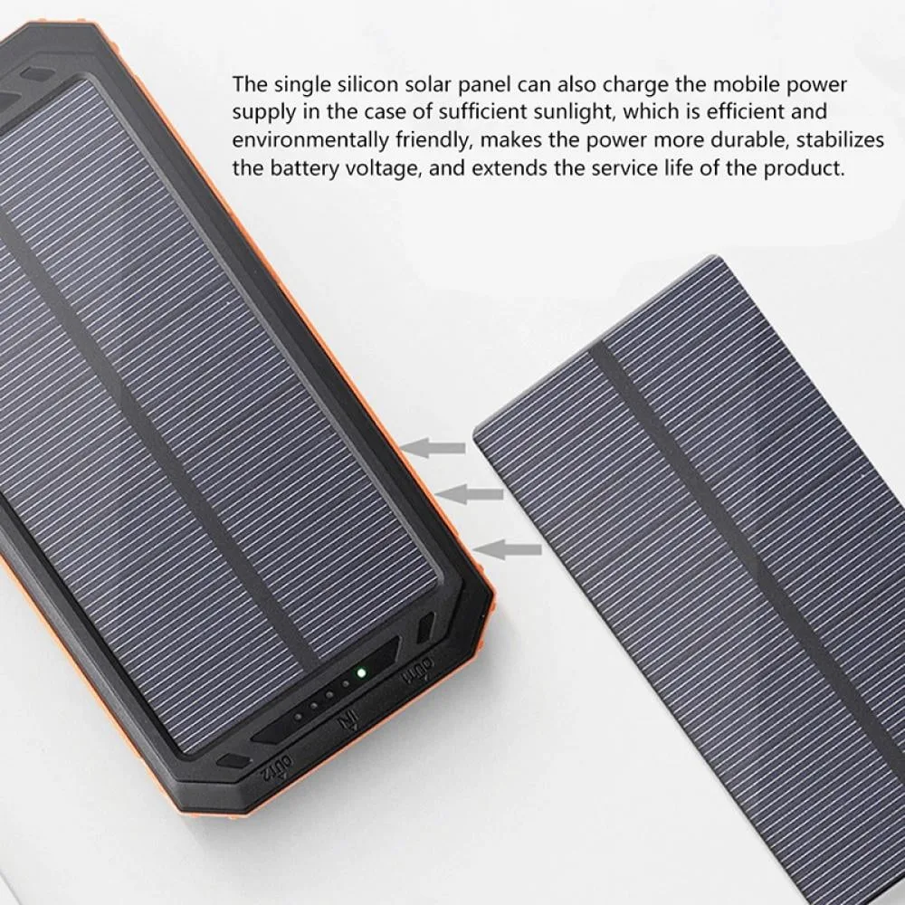 Portable Solar Battery Charger – Power 2 Devices Simultaneously, Waterproof & LED Flashlight – My Smart Life Main Slide 6