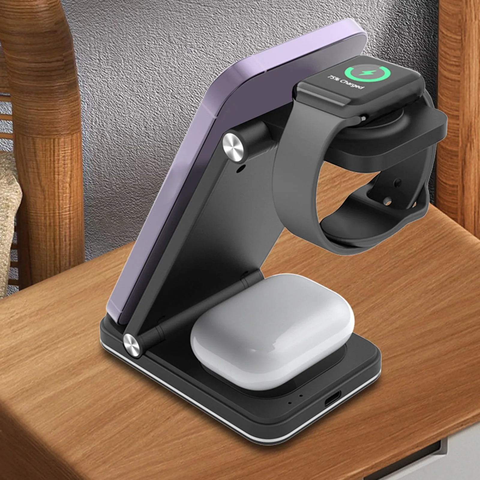 Three in One Wireless Charger 15W Fast Charging – Efficient and Metal Detection – My Smart Life Main Slide 3