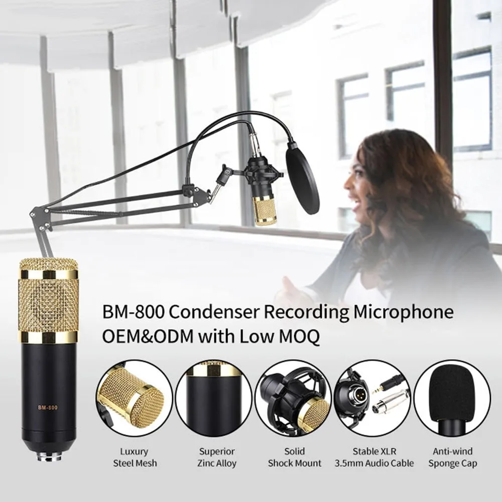 Professional USB Condenser Microphone with Shock Mount and Pop Filter – My Smart Life Main Slide 6