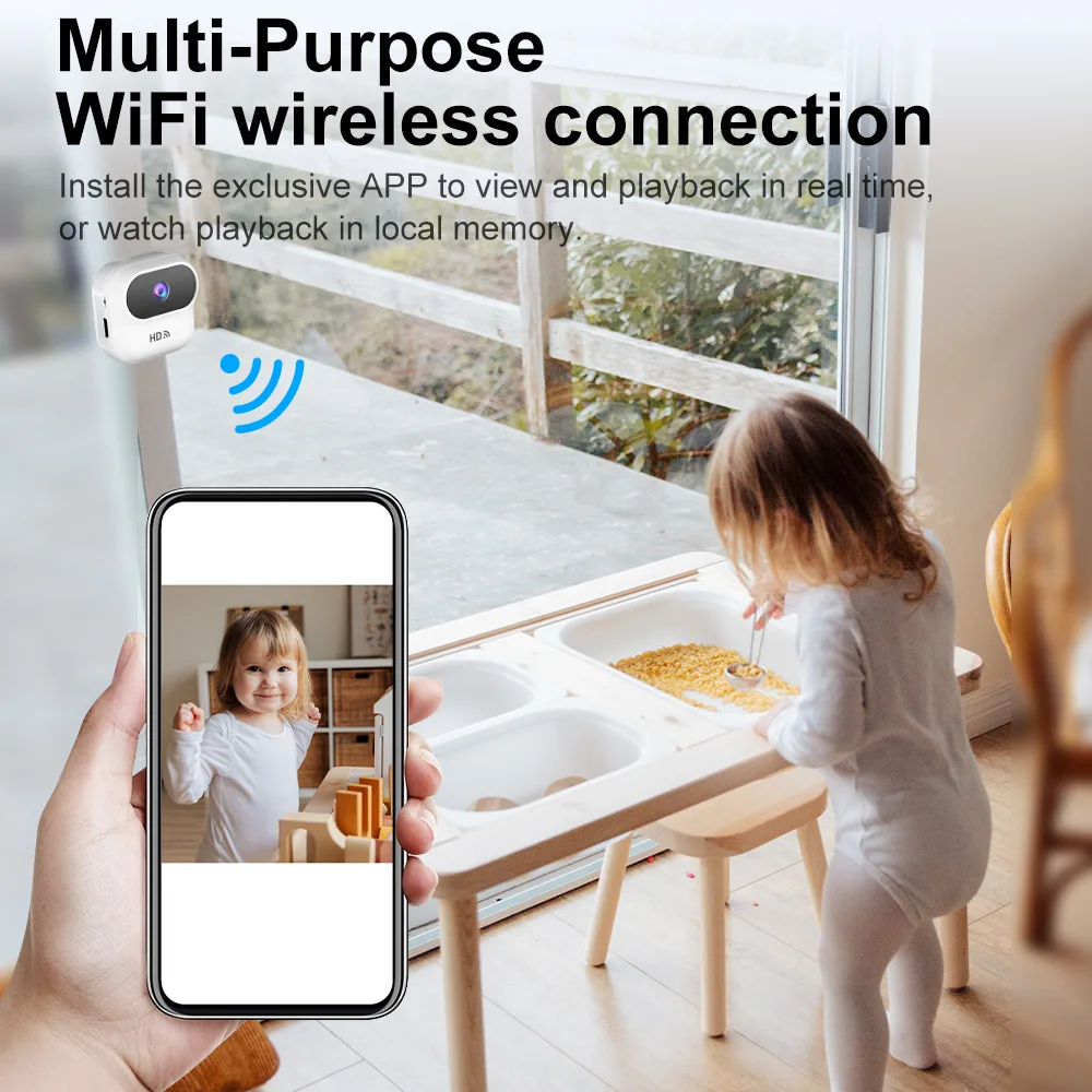 Security & Surveillance Camera with 1080P Video Quality and Motion Tracking – My Smart Life Main Slide 6