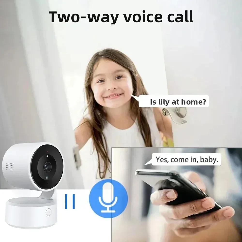 PEGATAH 5MP PTZ WiFi Baby Monitor | One-Touch Call Auto Tracking Color Night Main Slide 5
