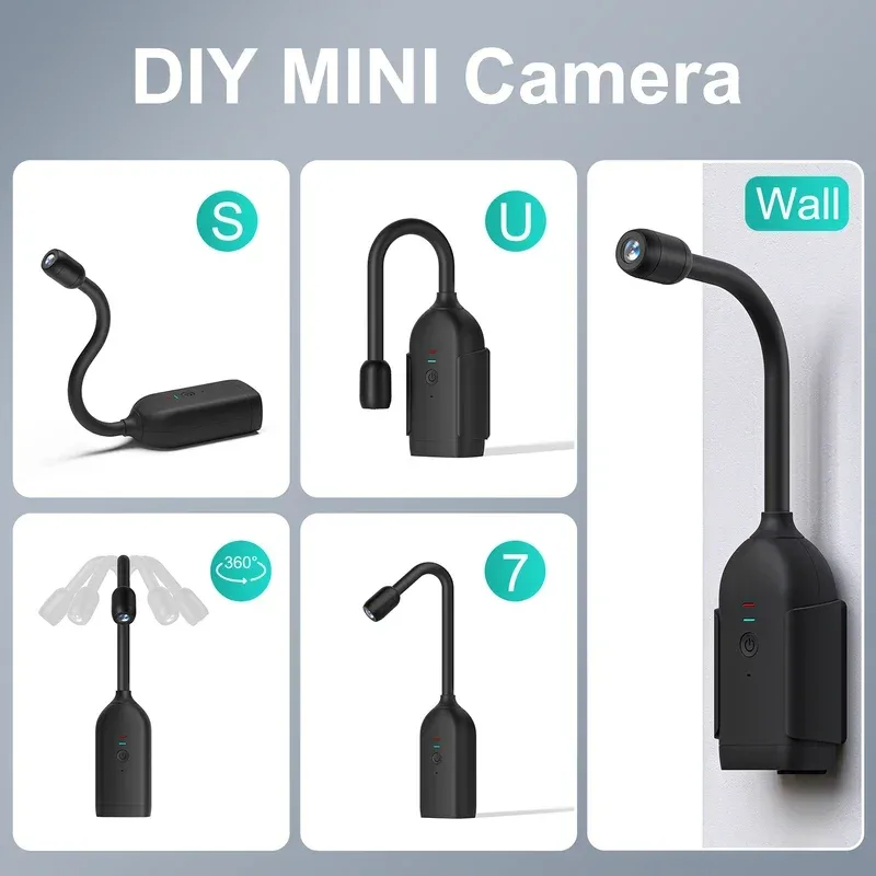 QJ700 1080P Mini WiFi Camera with Flexible Lens