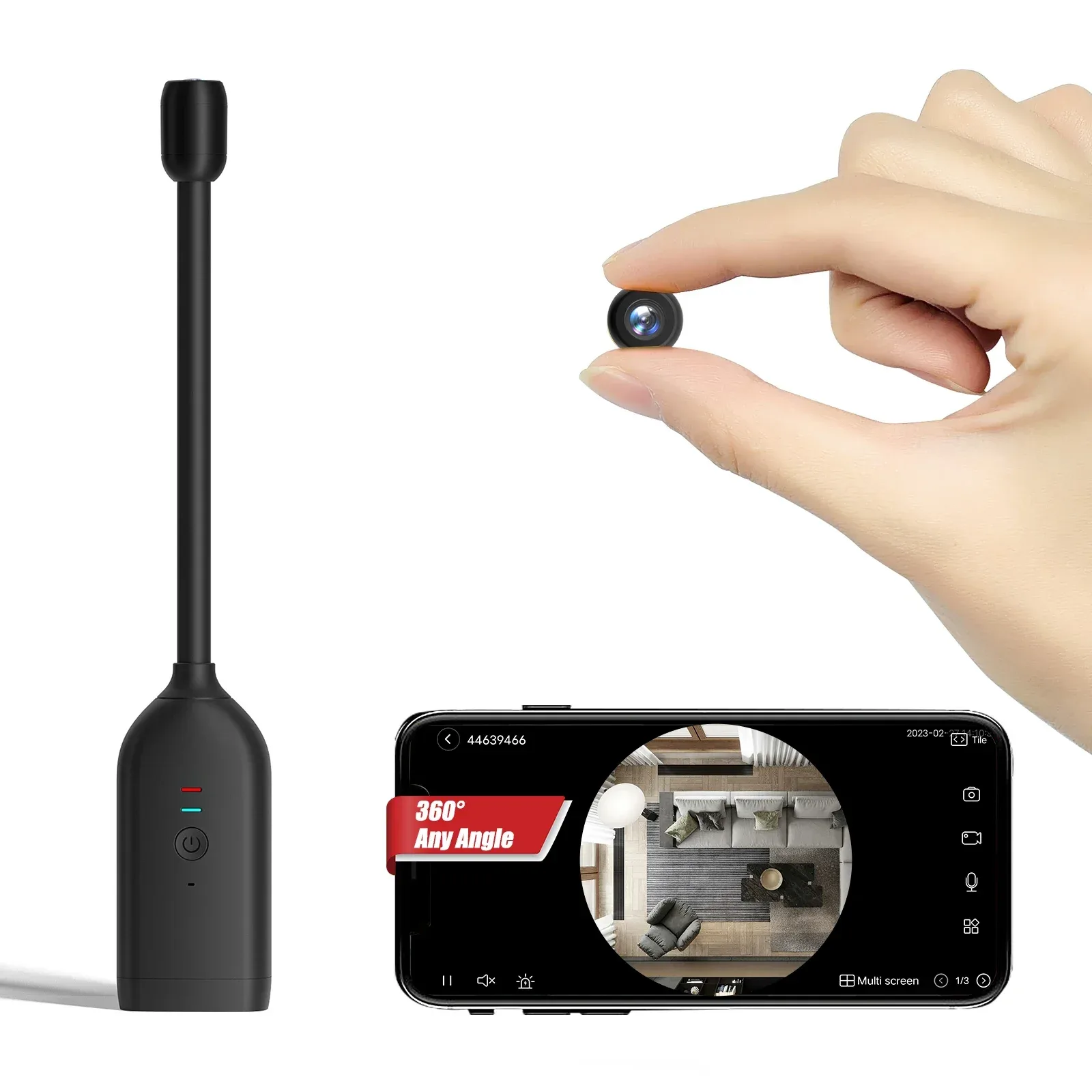 QJ700 1080P Mini WiFi Camera with Flexible Lens