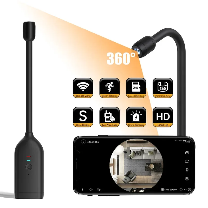 QJ700 1080P Mini WiFi Camera with Flexible Lens
