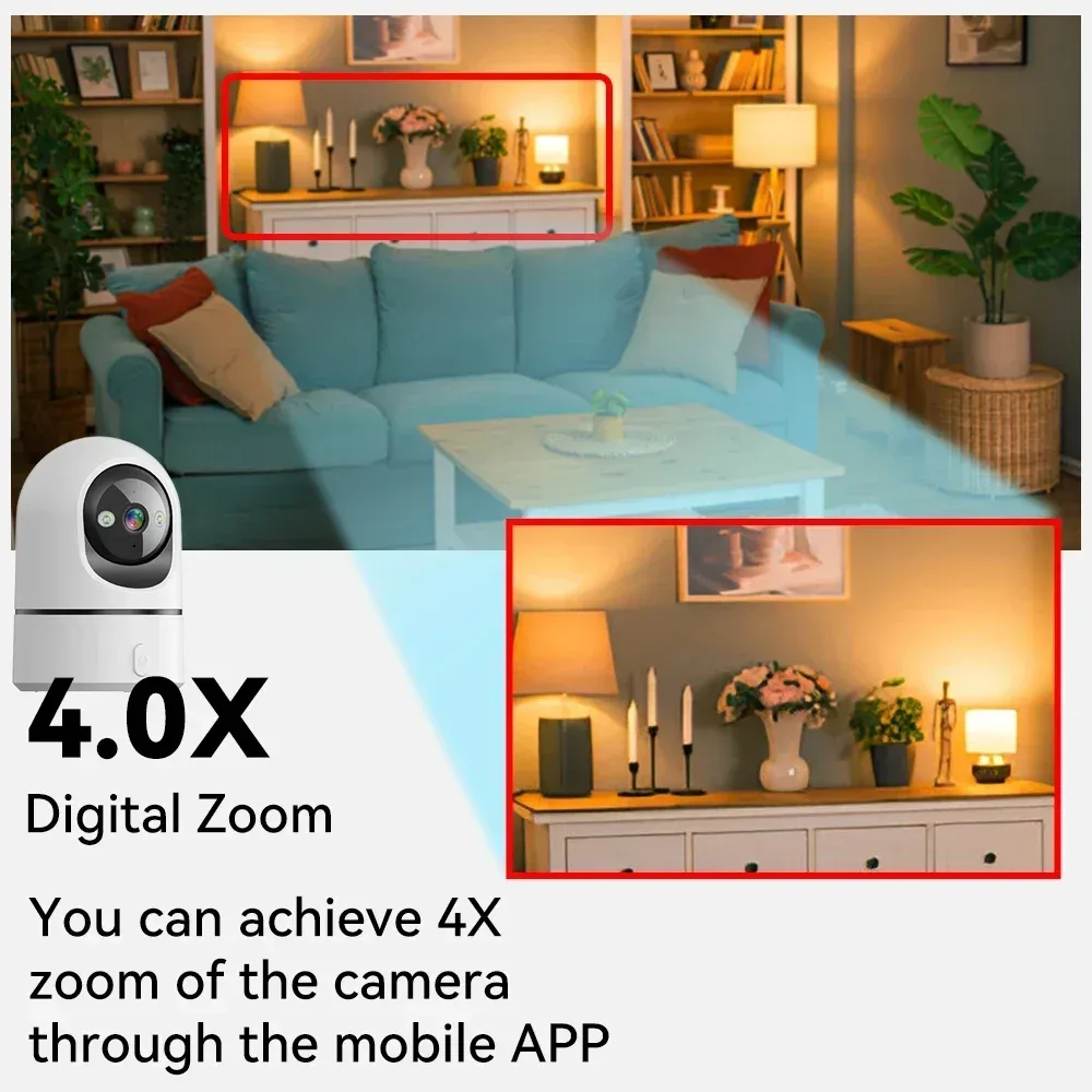 Indoor Baby Monitor Security Camera with Color Night Vision and 4X Zoom – My Smart Life Thumbnail 6