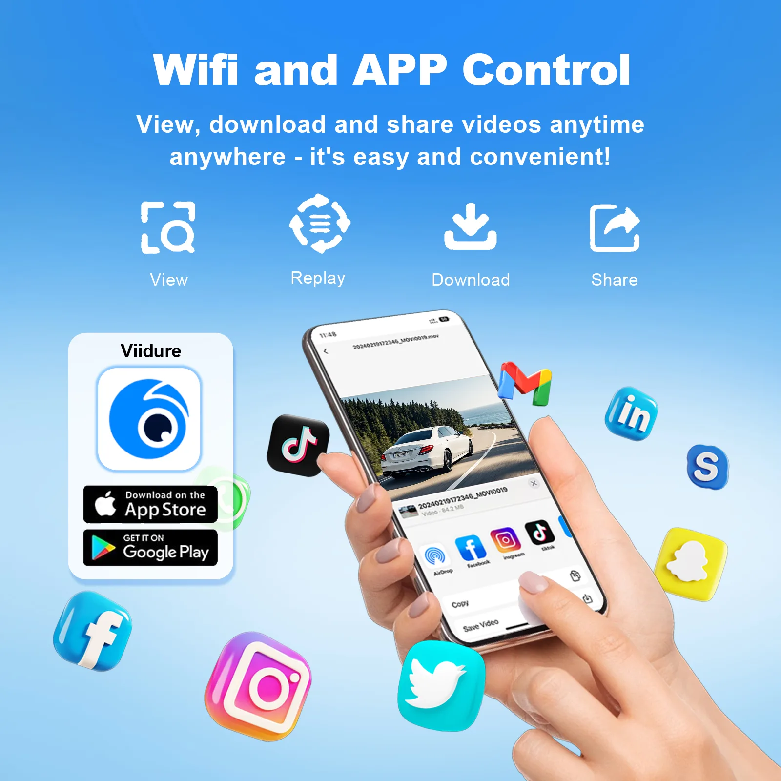 1080P WiFi Dash Cam with HD Night Vision and 24H Parking Mode – My Smart Life Thumbnail 4