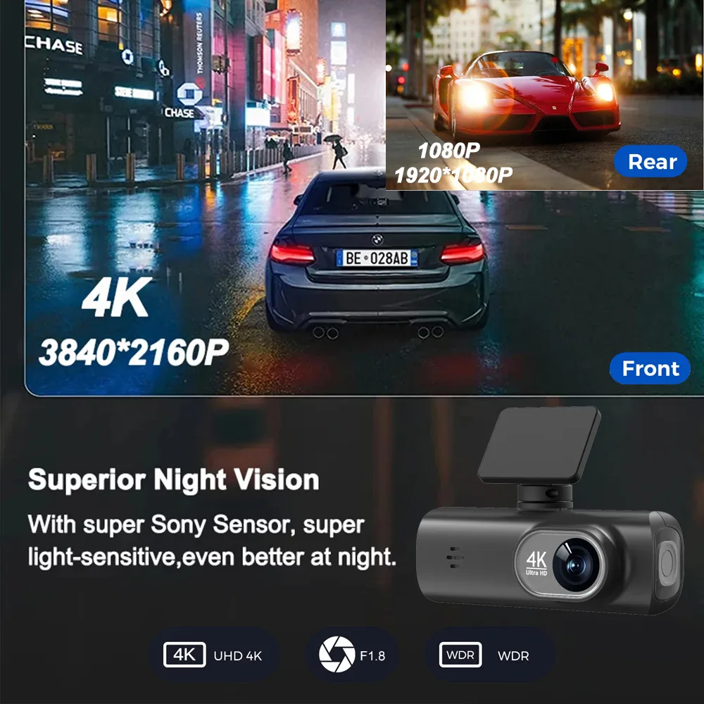 Dual-channel Dash Cam with 4K Resolution and GPS – My Smart Life Thumbnail 4
