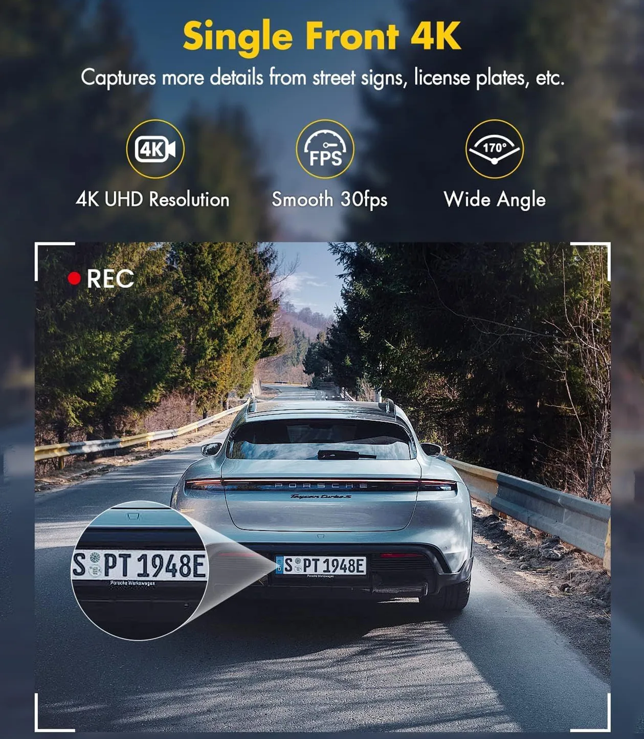 Dual-channel Dash Cam with 4K Resolution and GPS – My Smart Life Thumbnail 3