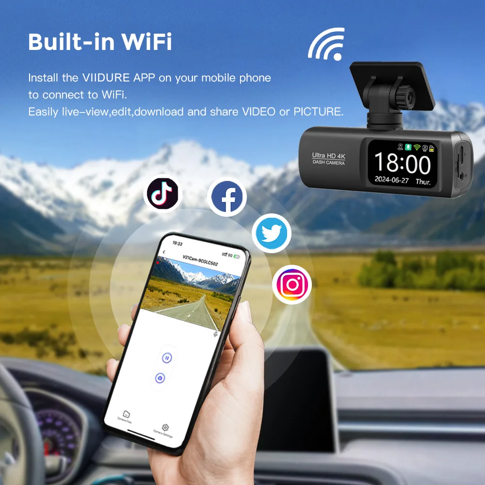 Dual-channel Dash Cam with 4K Resolution and GPS – My Smart Life Thumbnail 6