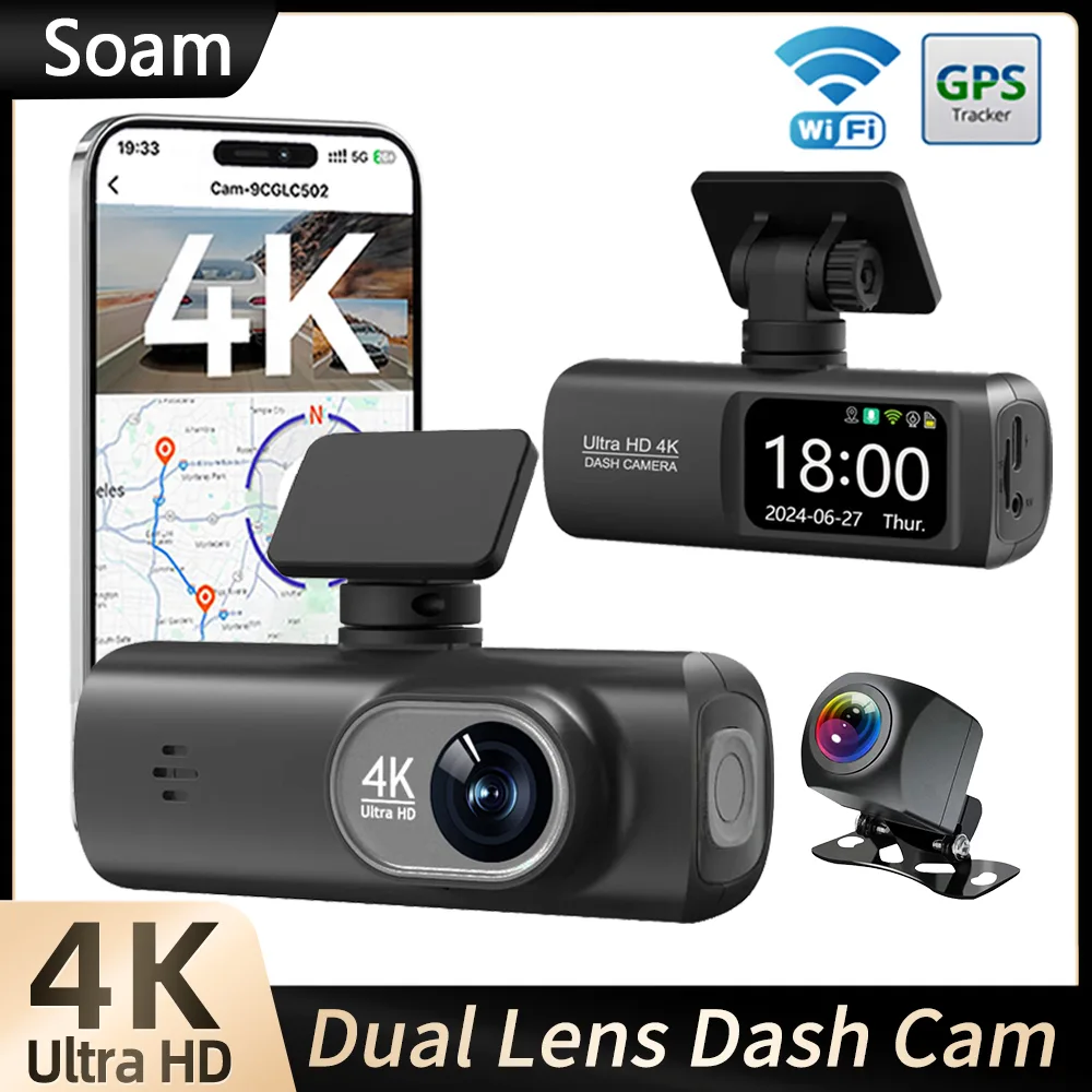 Dual-channel Dash Cam with 4K Resolution and GPS – My Smart Life Thumbnail 2