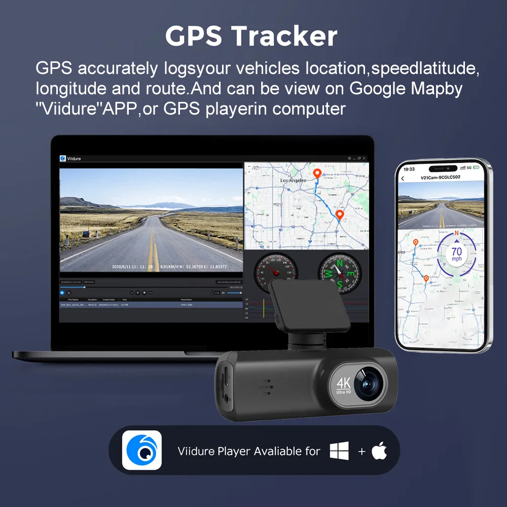 Dual-channel Dash Cam with 4K Resolution and GPS – My Smart Life Thumbnail 7