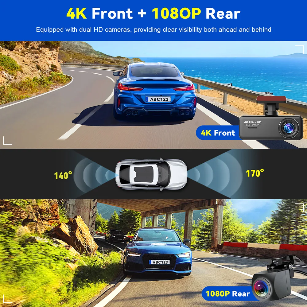 Dash Cam Car DVR Recorder with 4K Ultra HD Video Quality and 170° Wide Angle – My Smart Life Thumbnail 3