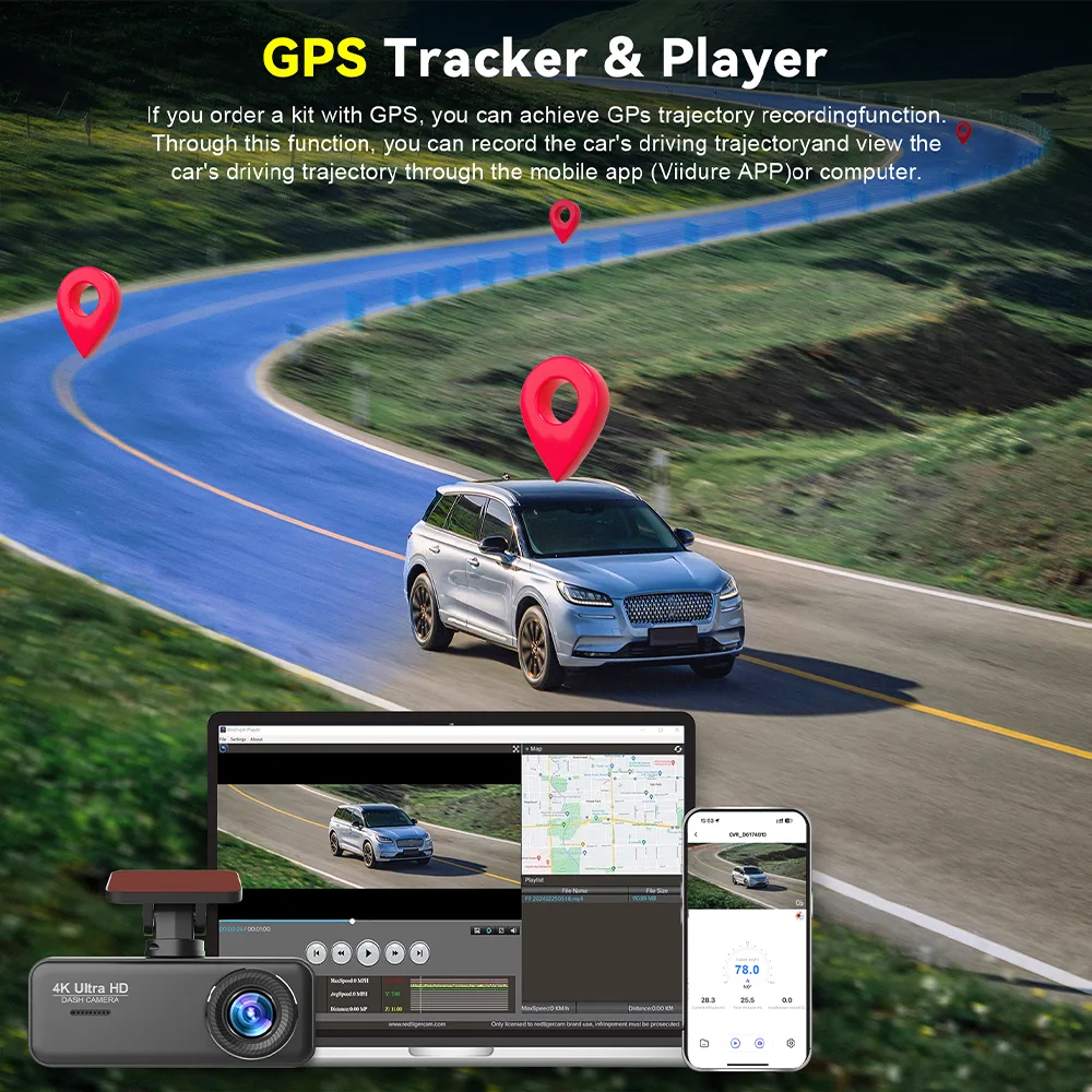 Dash Cam Car DVR Recorder with 4K Ultra HD Video Quality and 170° Wide Angle – My Smart Life Thumbnail 5
