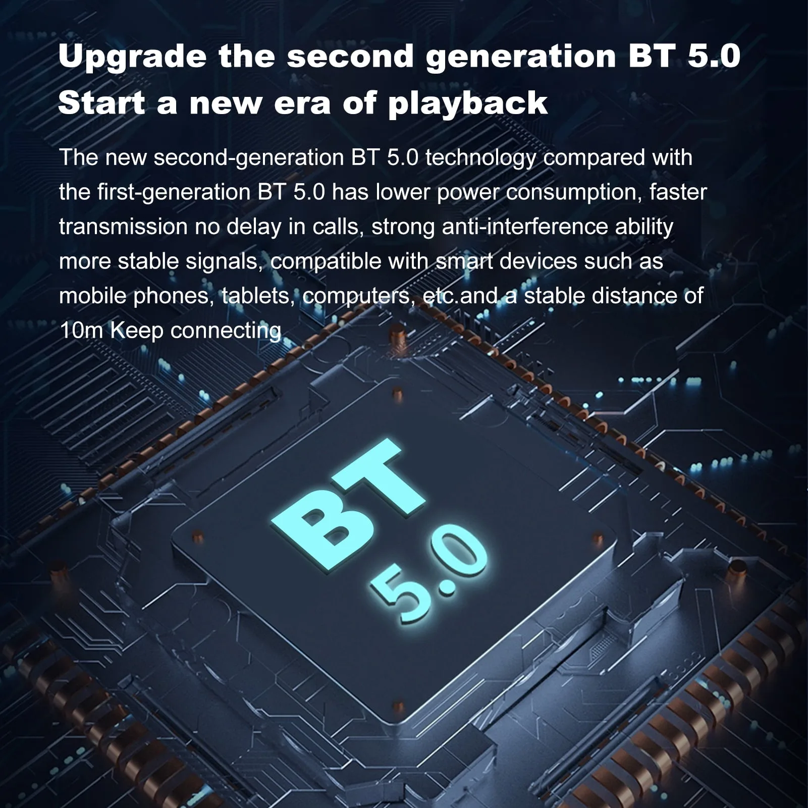 Portable Wireless Speaker with BT 5.0 – Long Playtime, Waterproof, Stereo Sound – My Smart Life Main Slide 2