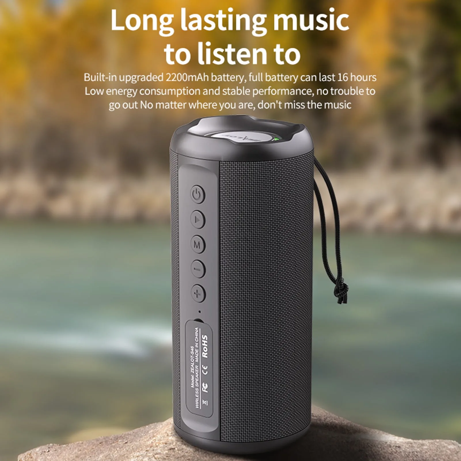 Portable Wireless Speaker with BT 5.0 – Long Playtime, Waterproof, Stereo Sound – My Smart Life Main Slide 7