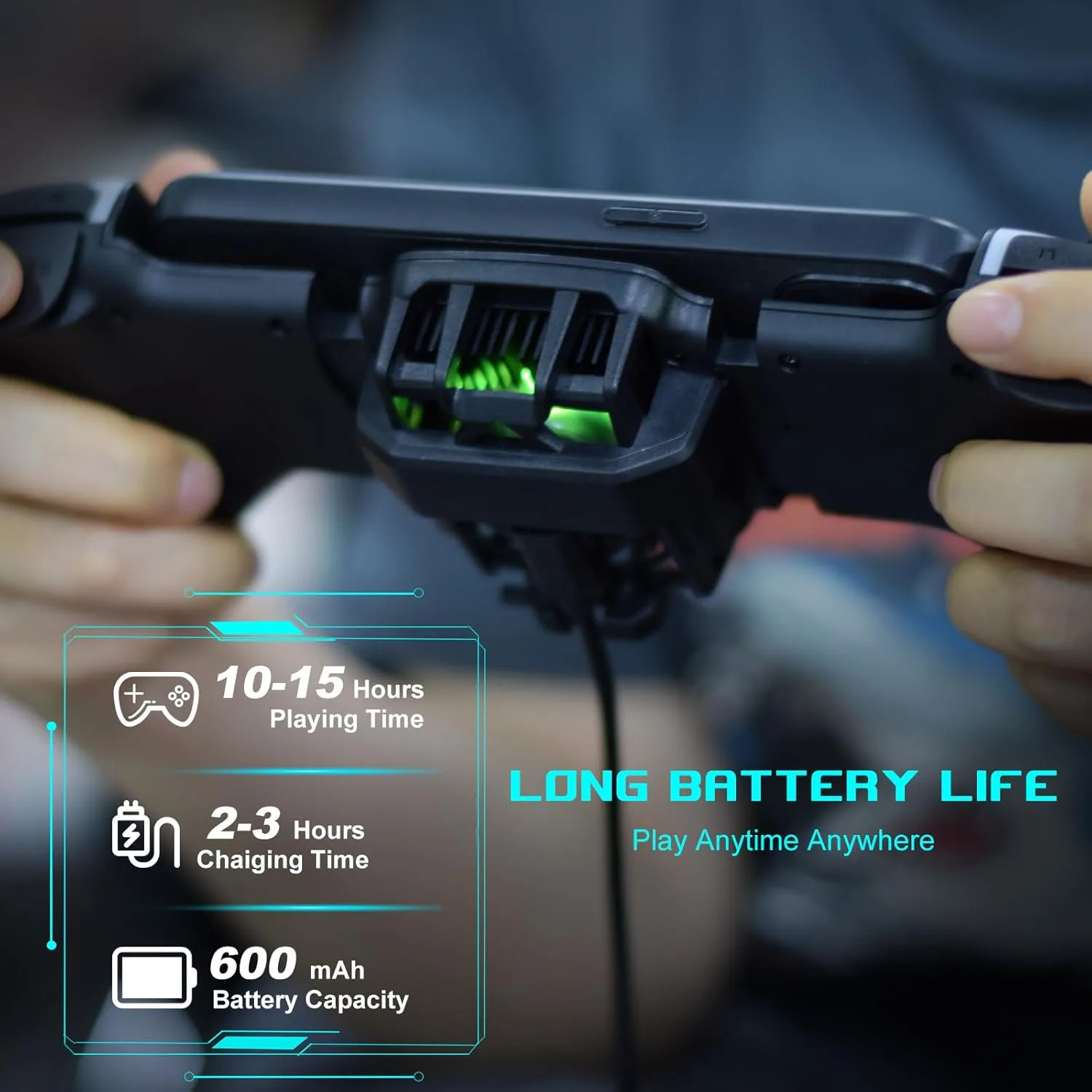 Wireless Mobile Game Controller with RGB Cooling Fan – Enhances gaming experience, supports iPhone/Android/Switch/PC – My Smart Life Thumbnail 7