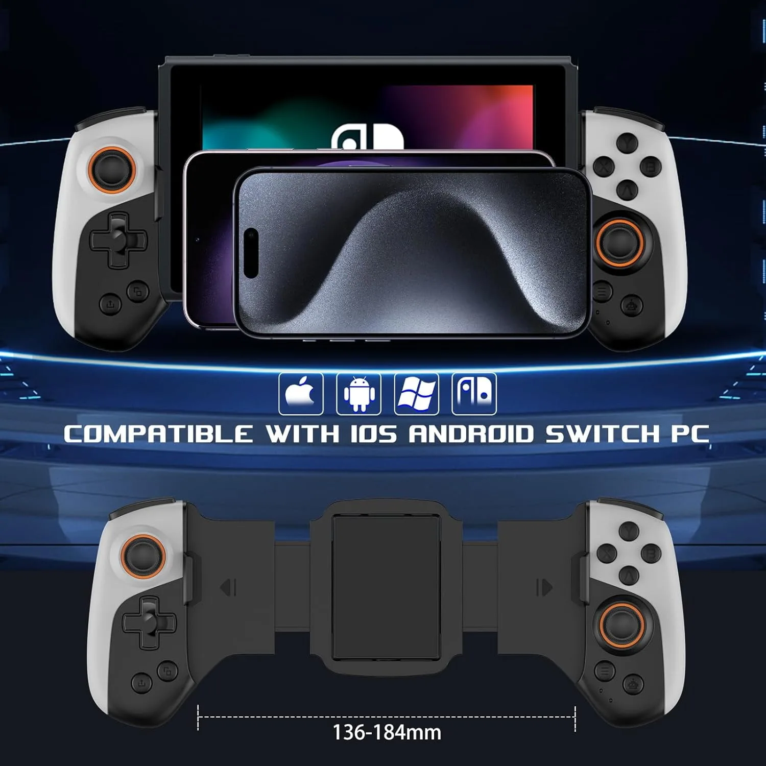 Wireless Mobile Game Controller with RGB Cooling Fan – Enhances gaming experience, supports iPhone/Android/Switch/PC – My Smart Life Thumbnail 6