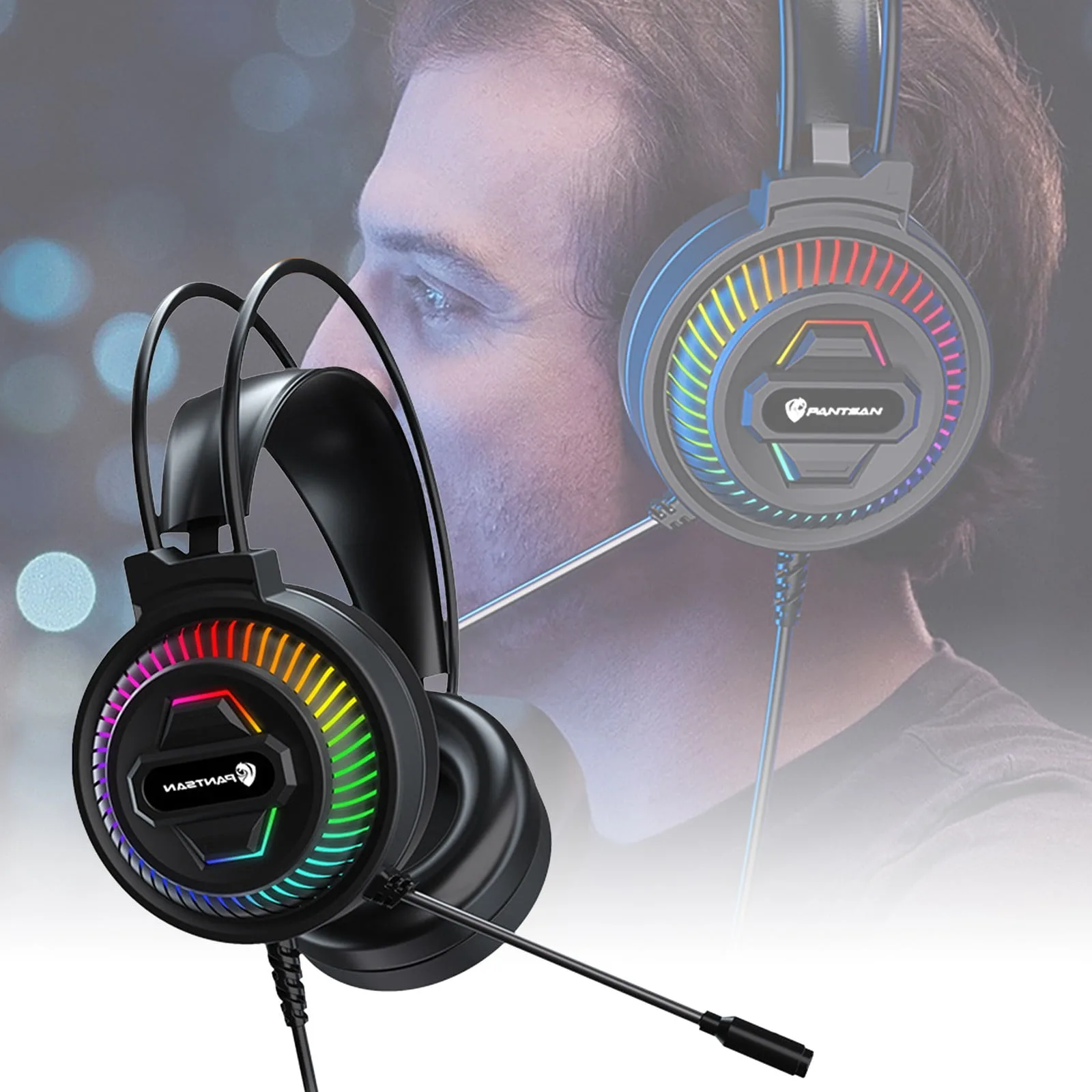 Gaming Headset with 7.1 Surround Sound – Comfortable Memory Foam Ear Cushions, Sturdy Frame – My Smart Life Thumbnail 8