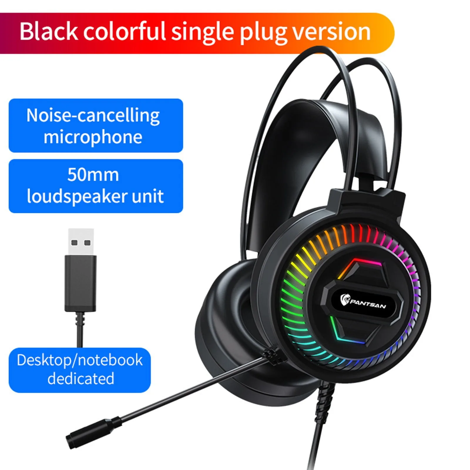 Gaming Headset with 7.1 Surround Sound – Comfortable Memory Foam Ear Cushions, Sturdy Frame – My Smart Life Thumbnail 4