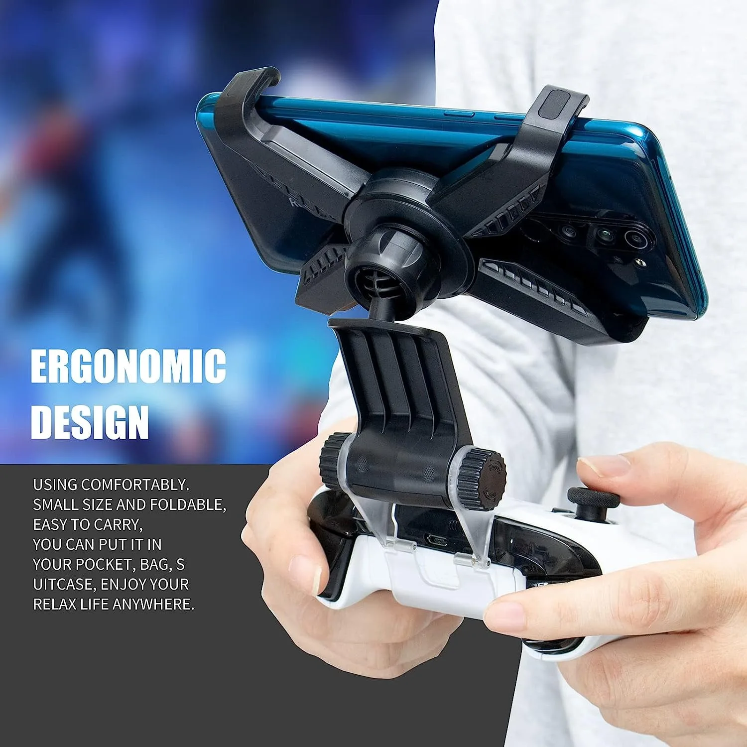 Xbox Controller Phone Clip – Adjustable Mobile Holder, 270° Rotatable, Stable & Durable – My Smart Life Main Slide 3