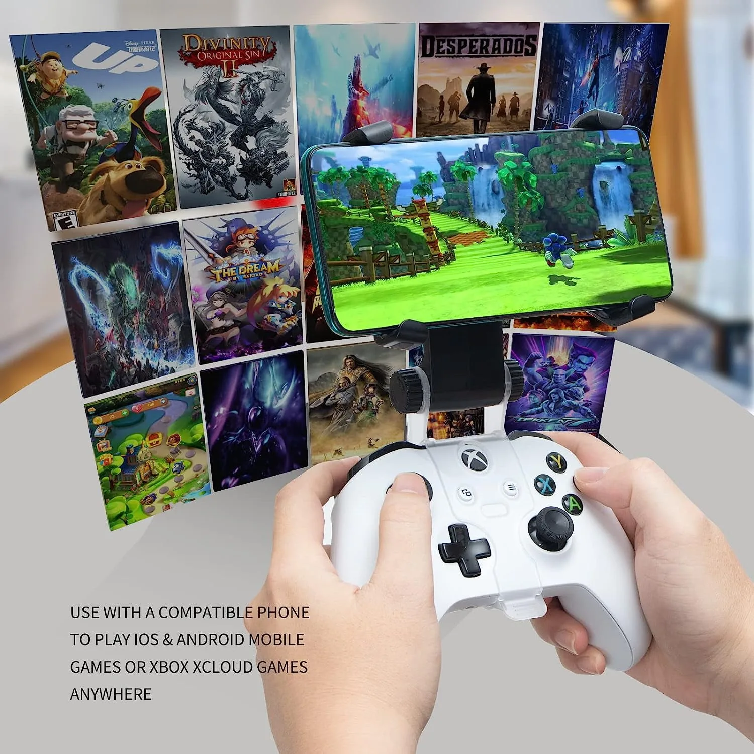Xbox Controller Phone Clip – Adjustable Mobile Holder, 270° Rotatable, Stable & Durable – My Smart Life Main Slide 5