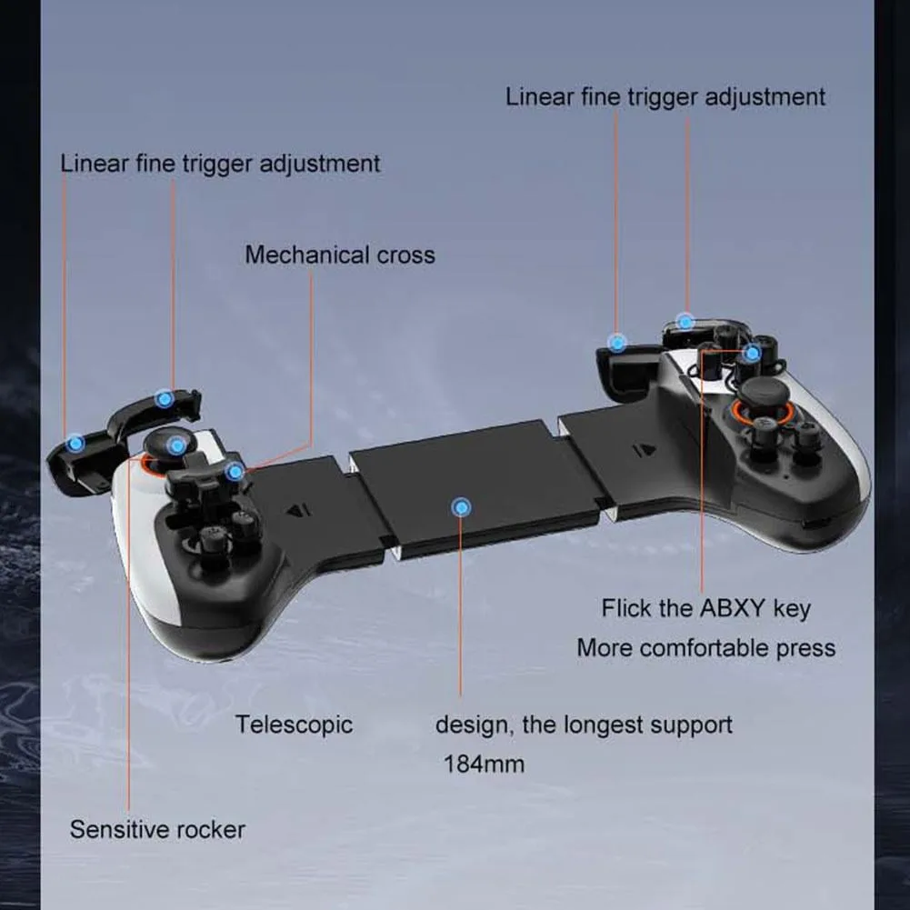 Bluetooth Game Controller with Retractable Handle, Type-C Charging, 8-Hour Battery – My Smart Life Thumbnail 7