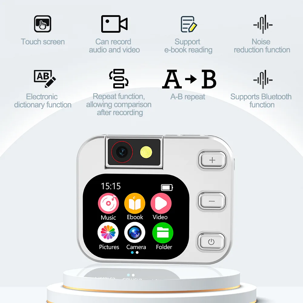 MP3 Music Player with Touch Screen – Bluetooth Connectivity, E-Book Reading, Compact Design – My Smart Life Thumbnail 5