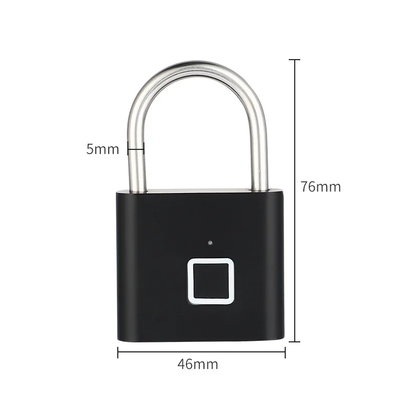 Waterproof Smart Fingerprint Padlock | Keyless Anti-Theft Door Cabinet Lock Main Slide 5