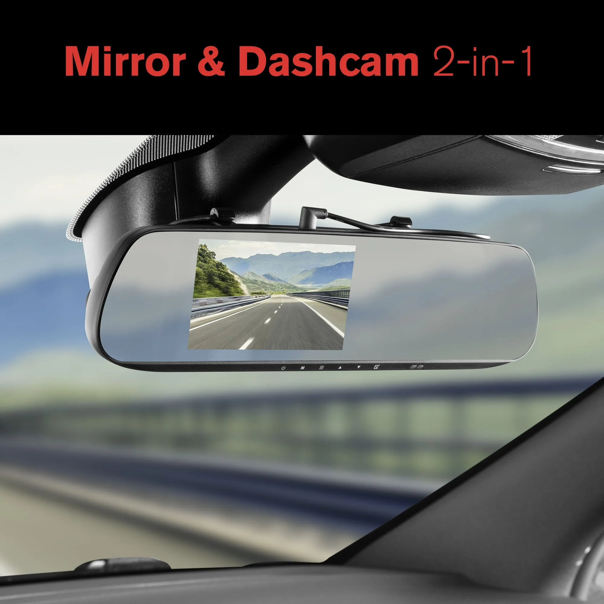 Dash Cam: Clear 1080p Video, 4.7" Rearview Monitor – My Smart Life Main Slide 4