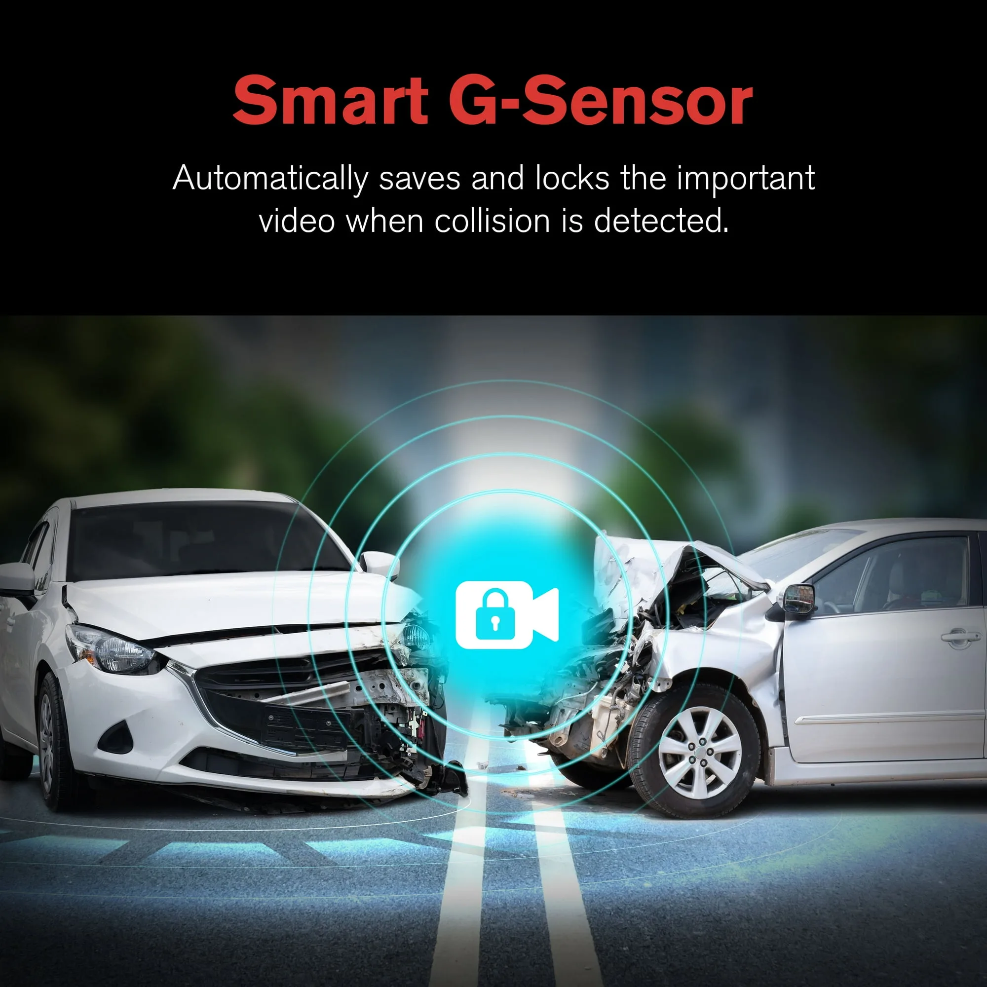 Dash Cam: Clear 1080p Video, 4.7" Rearview Monitor – My Smart Life Main Slide 5